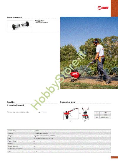 Picture of Accessori motozappe