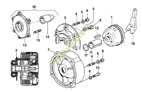 Picture of Frizione FC 30 (Fino/Until 2009) Falciatrice