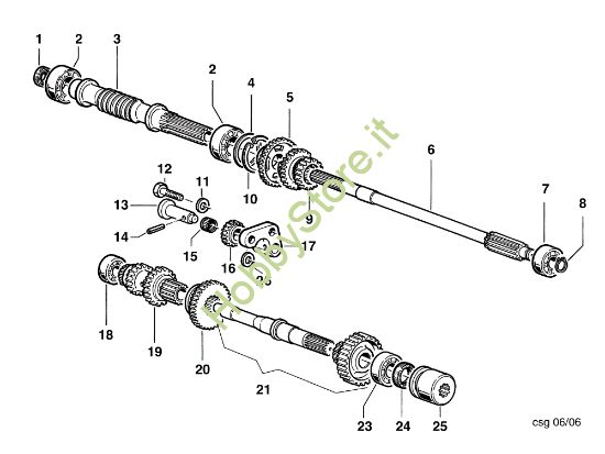 Picture of Ingranaggi (Cambio) FC 30 (Fino/Until 2009) Falciatrice