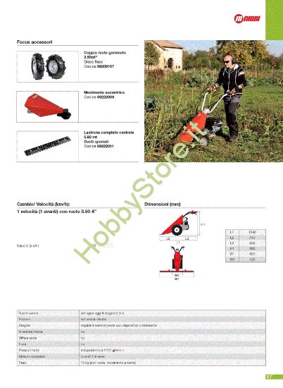 Picture of Accessori falciatrici (FC 110) - 2023 per falciatrici