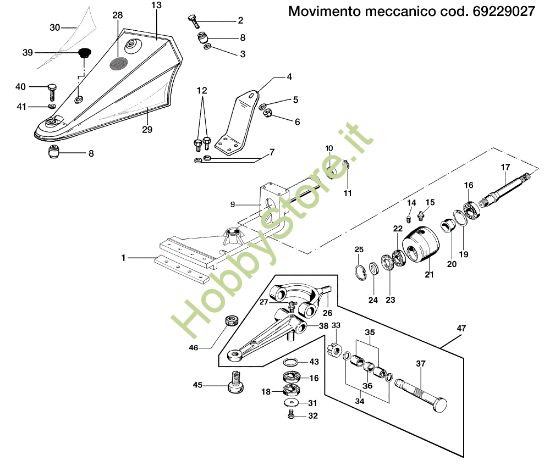 Picture of Movimento meccanico 69229027 BRIK 3 (EN 709) Motocoltivatore