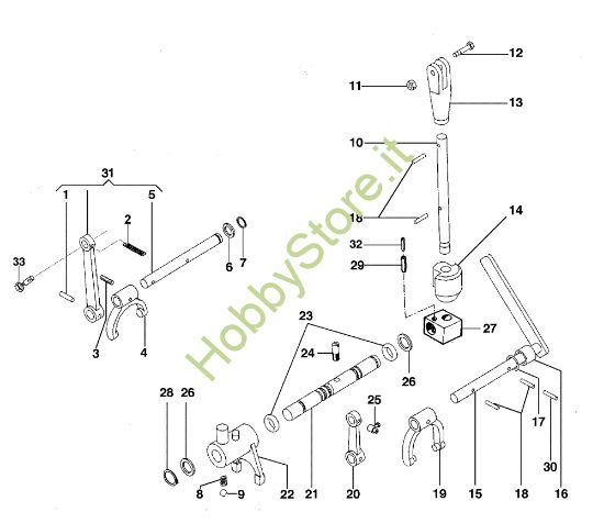 Picture of Comandi interni BRIK 1 EMAK (EN 709) Motocoltivatore