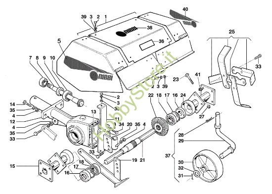 Picture of Fresa 69219018/69219019 BRIK 1 EMAK (EN 709) Motocoltivatore