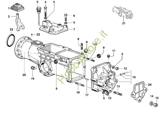 Picture of Scatola cambio KAM 5 (EN 709) Motocoltivatore