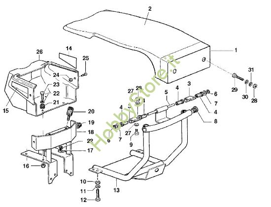 Picture of Cofano KAM 5 HF (EN 709) Motocoltivatore