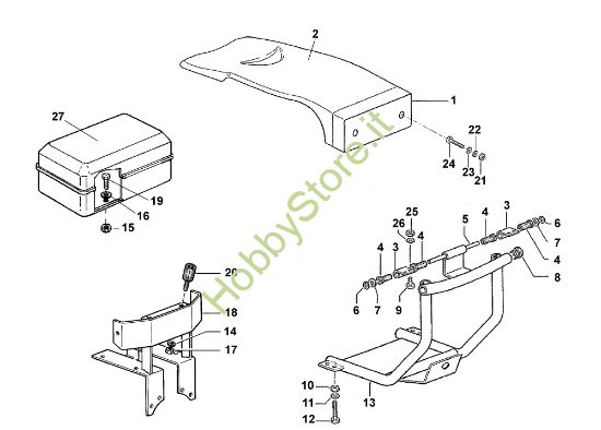 Picture of Cofano KAM 5 JUNIOR (Solo per il mercato francese) EN 709 Motocoltivatore