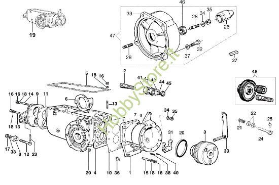 Picture of Frizione, scatola cambio MAK 16 (EN 709) Motocoltivatore