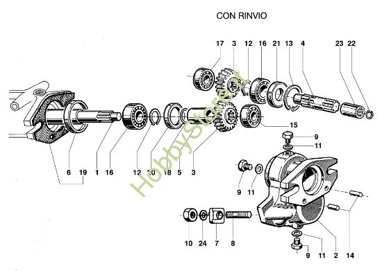 Picture of Rinvio MAK 18 S Motocoltivatore