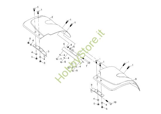 Picture of Cofano fresa 104 S (K800 HC) Motozappa