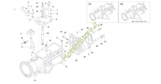 Picture of Scatola cambio KAM 13 S Motocoltivatore