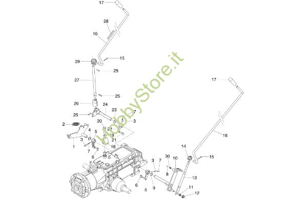 Picture of Comandi interni KAM 13 S Motocoltivatore