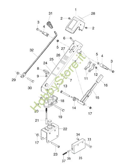 Picture of Piantone (da 01/2018) BRIK 1 S Motocoltivatore