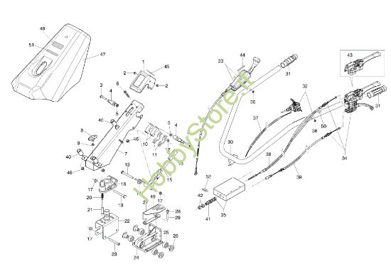 Picture of Piantone e stegole FC 130 S Falciatrice