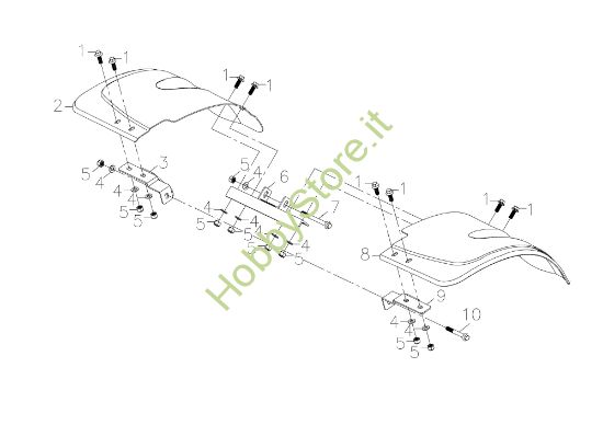 Picture of Cofano fresa 105 (K800 HC) Motozappa
