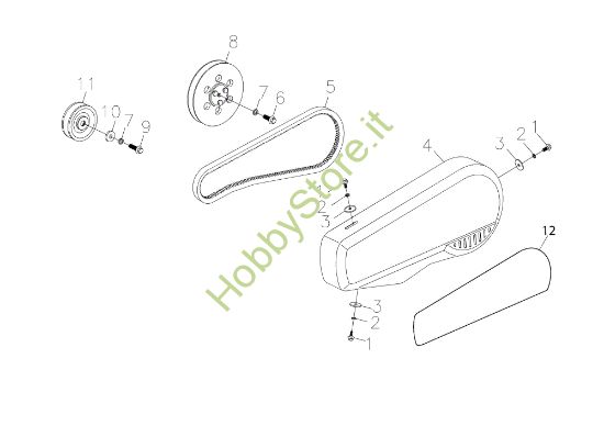 Picture of Cofano 105 S (K800 HC - EURO5) Motozappa