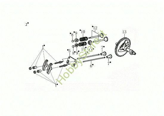 Picture of Valvola 105 S (K800 HC - EURO5) Motozappa