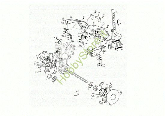 Picture of Protezione 118 (K900 HR) - EURO5 Motozappa