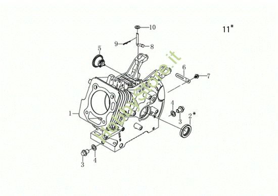 Picture of Basamento 118 (K900 HR) - EURO5 Motozappa