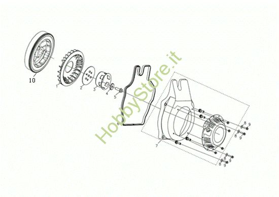 Picture of Gruppo avviamento 118 D (K7000 HDR) - EURO5 Motozappa