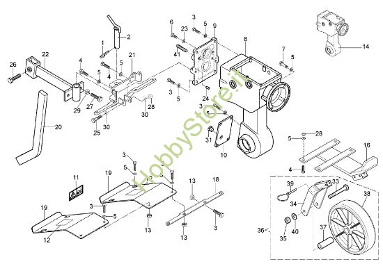 Picture of Scatola cambio 115 (2019) (K800 H) Motozappa