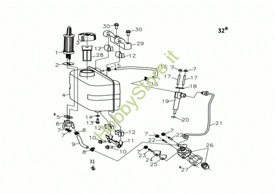 Picture of Serbatoio completo 115 (2019) (K7000 HD) Motozappa