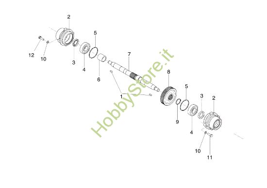 Picture of Ponte senza differenziale FC 145 S Falciatrice