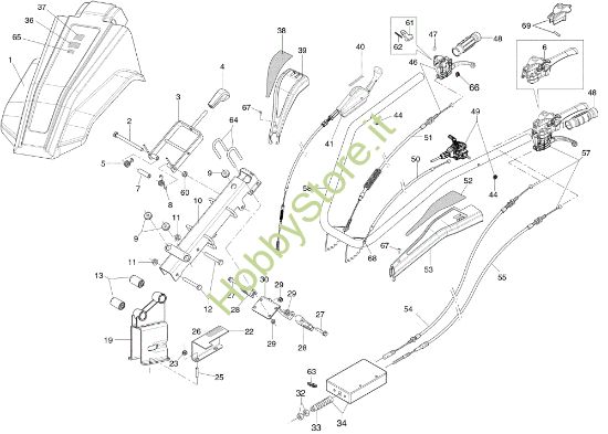 Picture of Piantone e stegole FC 145 S Falciatrice