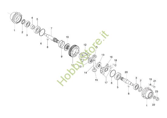 Picture of Ponte con differenziale FC 150 S Falciatrice