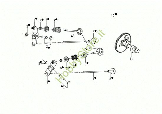 Picture of Valvola MOTORE K900 HR (EURO5) Motore