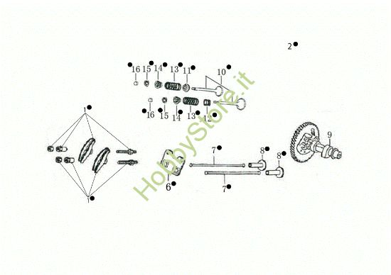 Picture of Valvole MOTORE K1100 H (EURO5) Motore