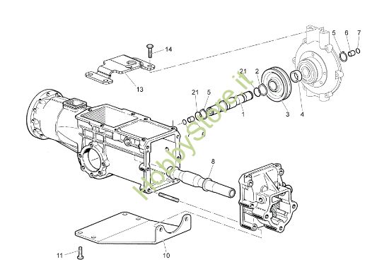 Picture of Ingranaggi (Cambio) (1/2) FC 150 MS Falciatrice