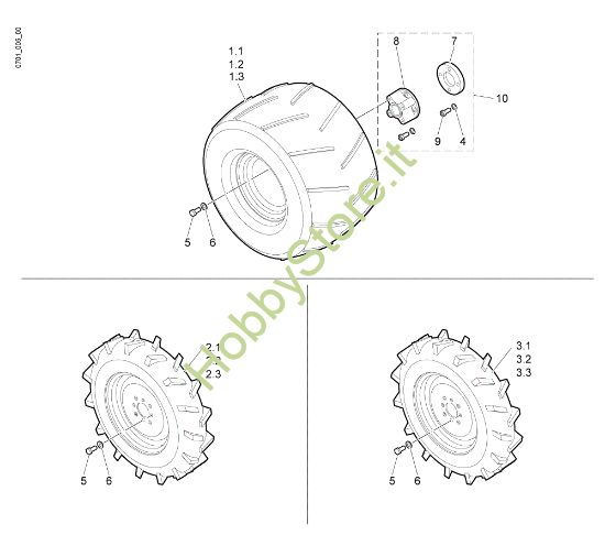 Picture of Ruota FC 150 MS Falciatrice