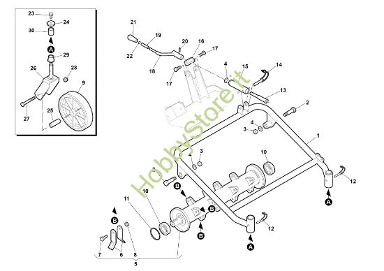 Picture of Rotore (Completo) NTS 50 (K800H) Trinciasarmenti