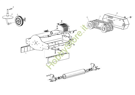 Picture of Esploso 1 L0091000 Trinciasarmenti TR 650 (da 03/2017)