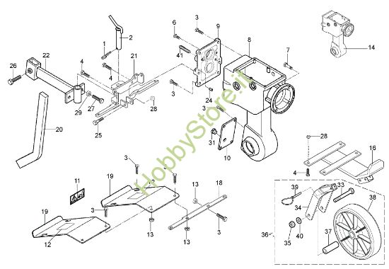 Picture of Scatola cambio 115 S Motozappa