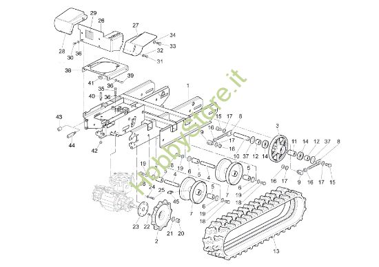 Picture of Telaio NTR 270 V (Fino/Until 2009) Transporter