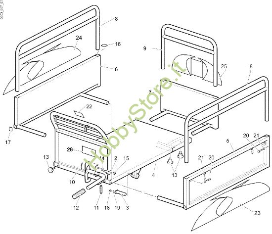 Picture of Sponda (Fissa) NTR 350 V (Fino/Until 2009) Transporter
