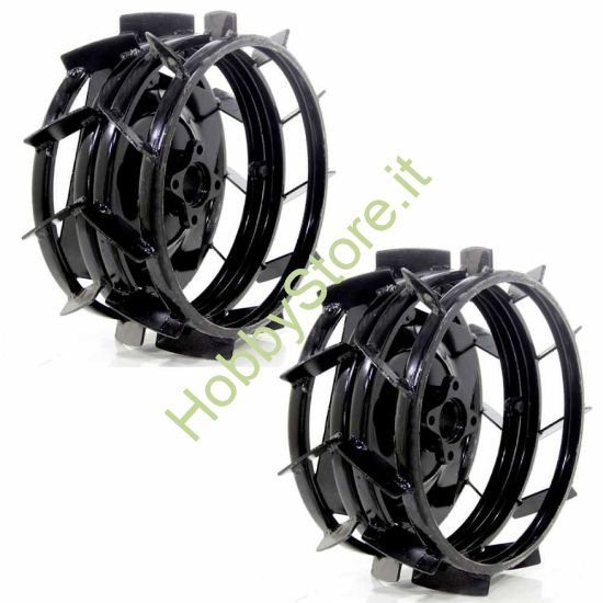 Picture of Coppia ruote in ferro per motocoltivatori Ø 450 mm