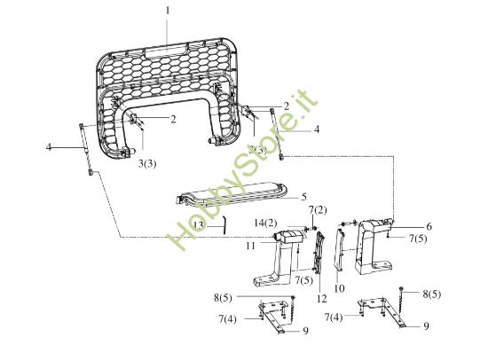 Picture of Esploso della macchina KA0110 Kress