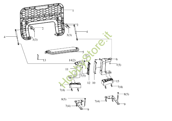 Picture of Esploso della macchina KA0112 Kress