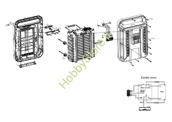 Picture of Esploso della macchina KAC810 Kress