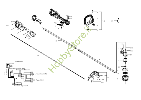 Picture of Esploso della macchina KG154E.9 Kress