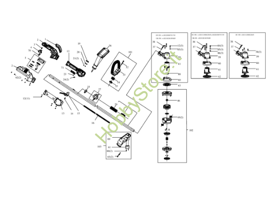 Picture of Esploso della macchina KG160E.9 Kress
