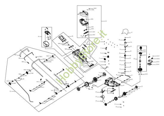 Picture of Esploso della macchina KG745.9 Kress