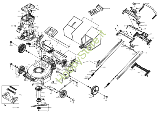 Picture of Esploso della macchina KG756E.9 Kress