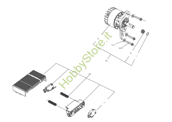 Picture of Esploso circuito elettrico KC300.9 Kress