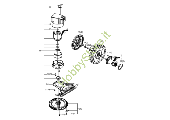 Picture of Esploso KR120E Ruote e accessori Kress