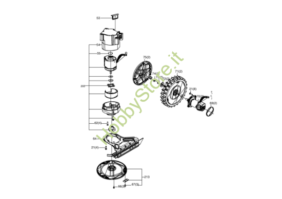 Picture of Esploso KR121E Ruote e accessori Kress
