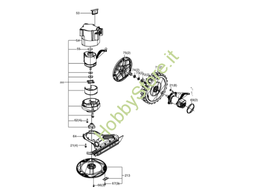 Picture of Esploso KR123E Ruote e accessori Kress