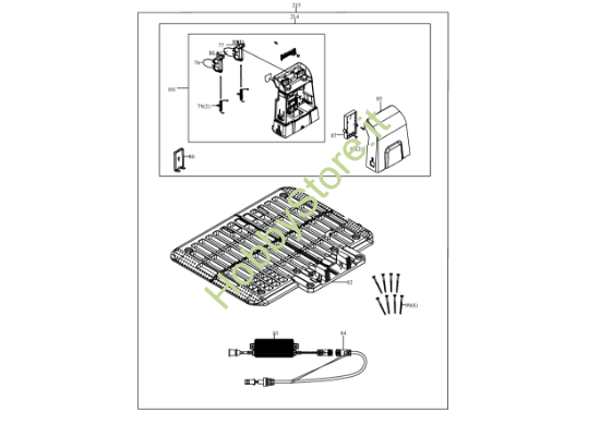 Picture of Esploso KR123E Stazione di ricarica Kress
